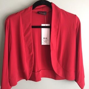 Short sleeve bolero jacket